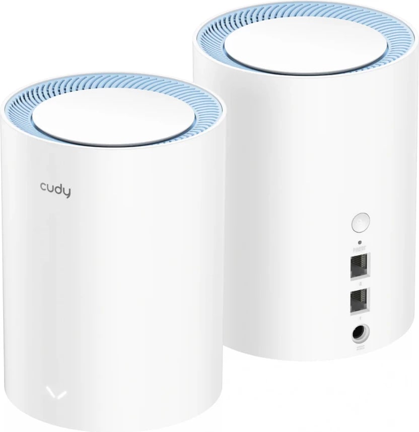 Wi-Fi Mesh System Cudy AC1200 M1200 (2-Pack), bardhë
