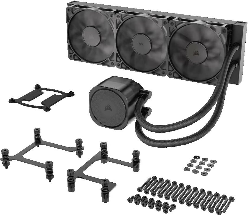 Kasë ftohëse CPU Corsair NAUTILUS 360, 360mm, liquid cooling, 3x12cm, e zezë Kasë ftohëse CPU Corsair NAUTILUS 360, 360mm, liquid cooling, 3x12cm, e zezë