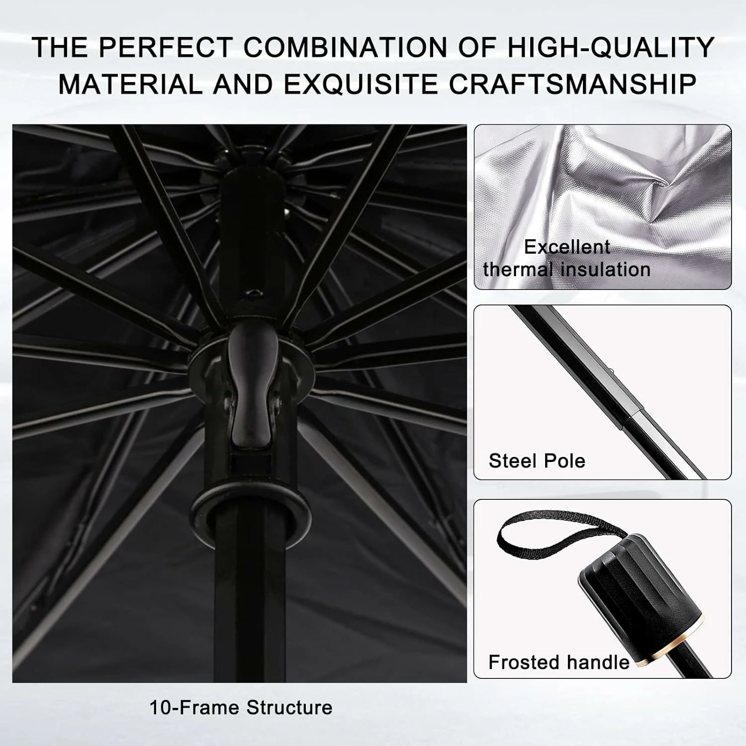 Ombrellë mbrojtëse nga rrezet e diellit për makinë, S