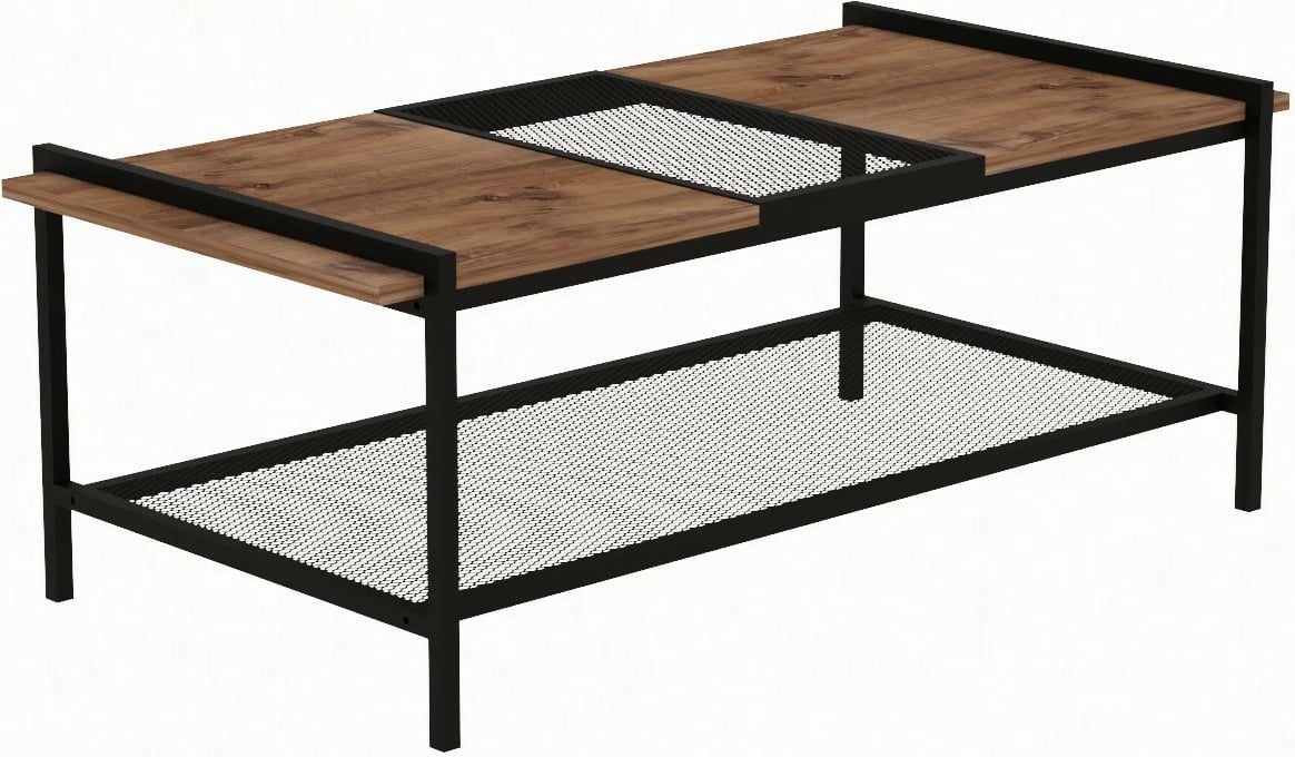 Tavolinë kafeje Hanah Home, Mata - Atlantic Pine, e zezë