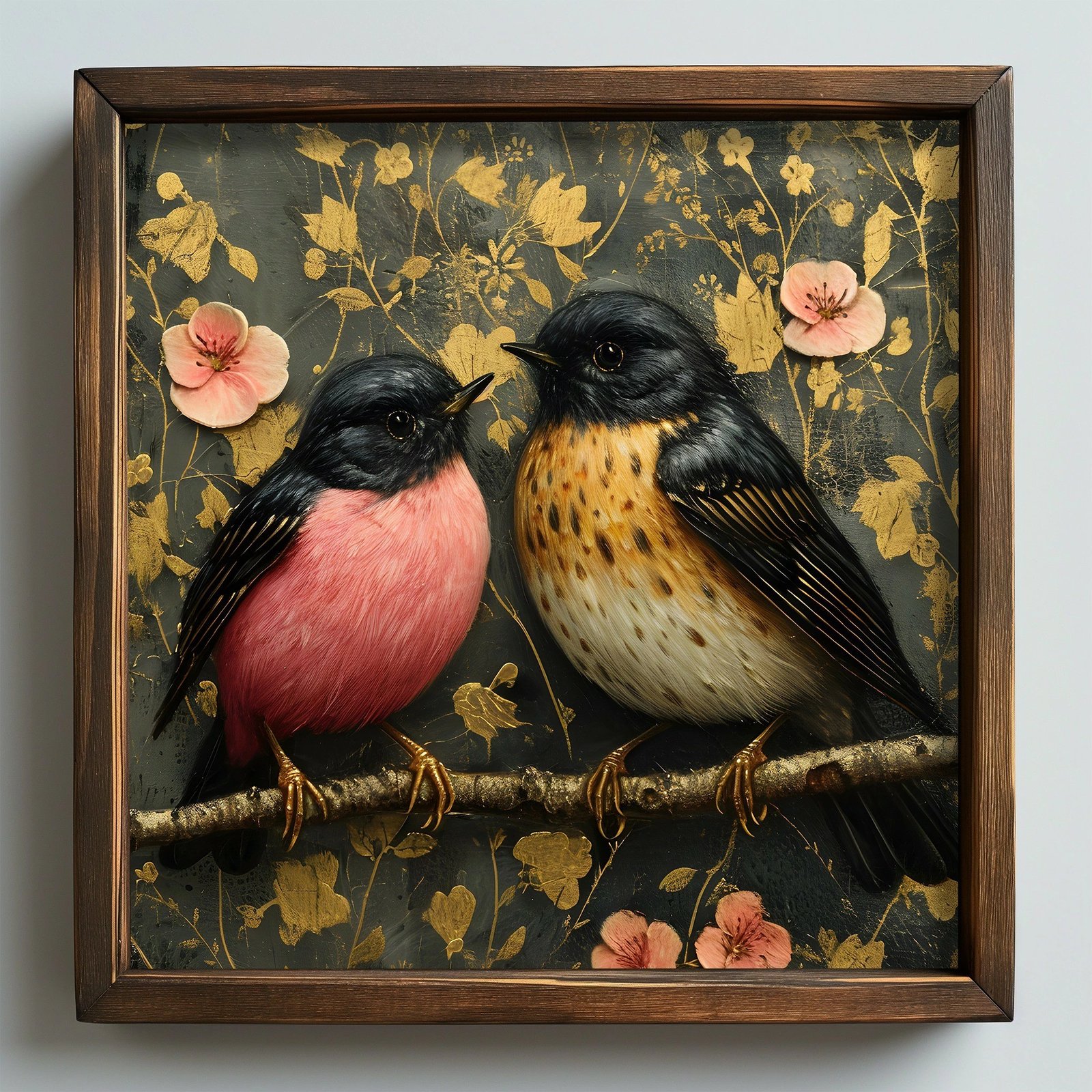 Pikturë dekorative me kornizë MDF, Wallity, AI075, shumëngjyrëshe, 50x50x3.5cm