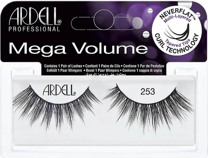 Qerpikë artificial Ardell Mega Volume 253, 1 palë