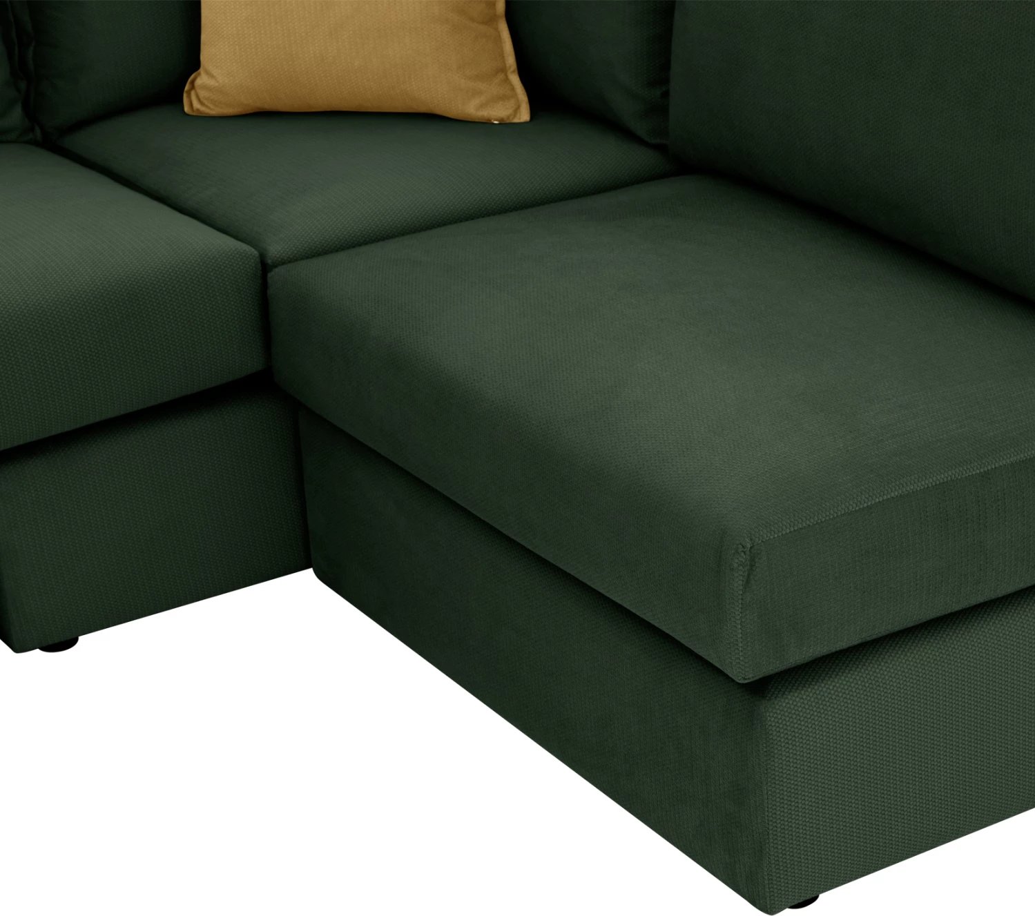 Divan qoshe MONZA FH3256.17 i ndërrueshëm, jeshil, 265x195x98 cm