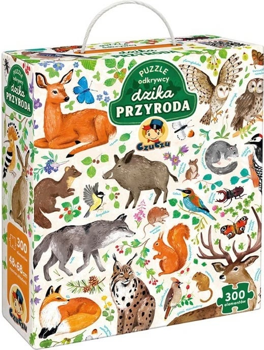 Puzzle edukativ CzuCzu Explorer Wild Nature, 300 pjesë