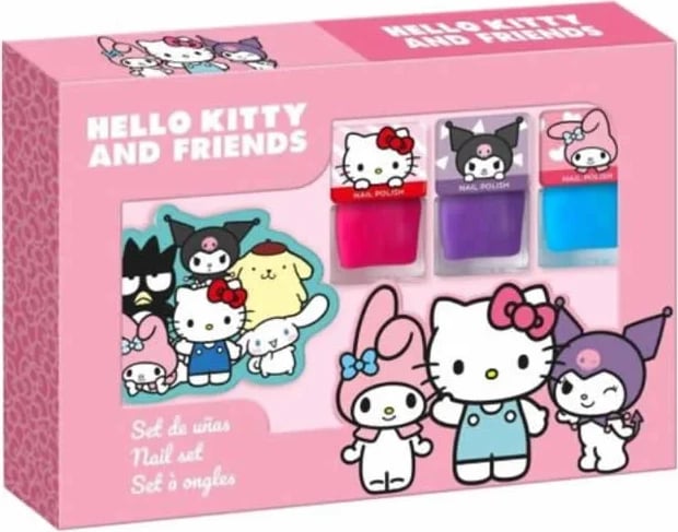 Set për thonj Hello Kitty Hello Kitty And Friends për fëmijë