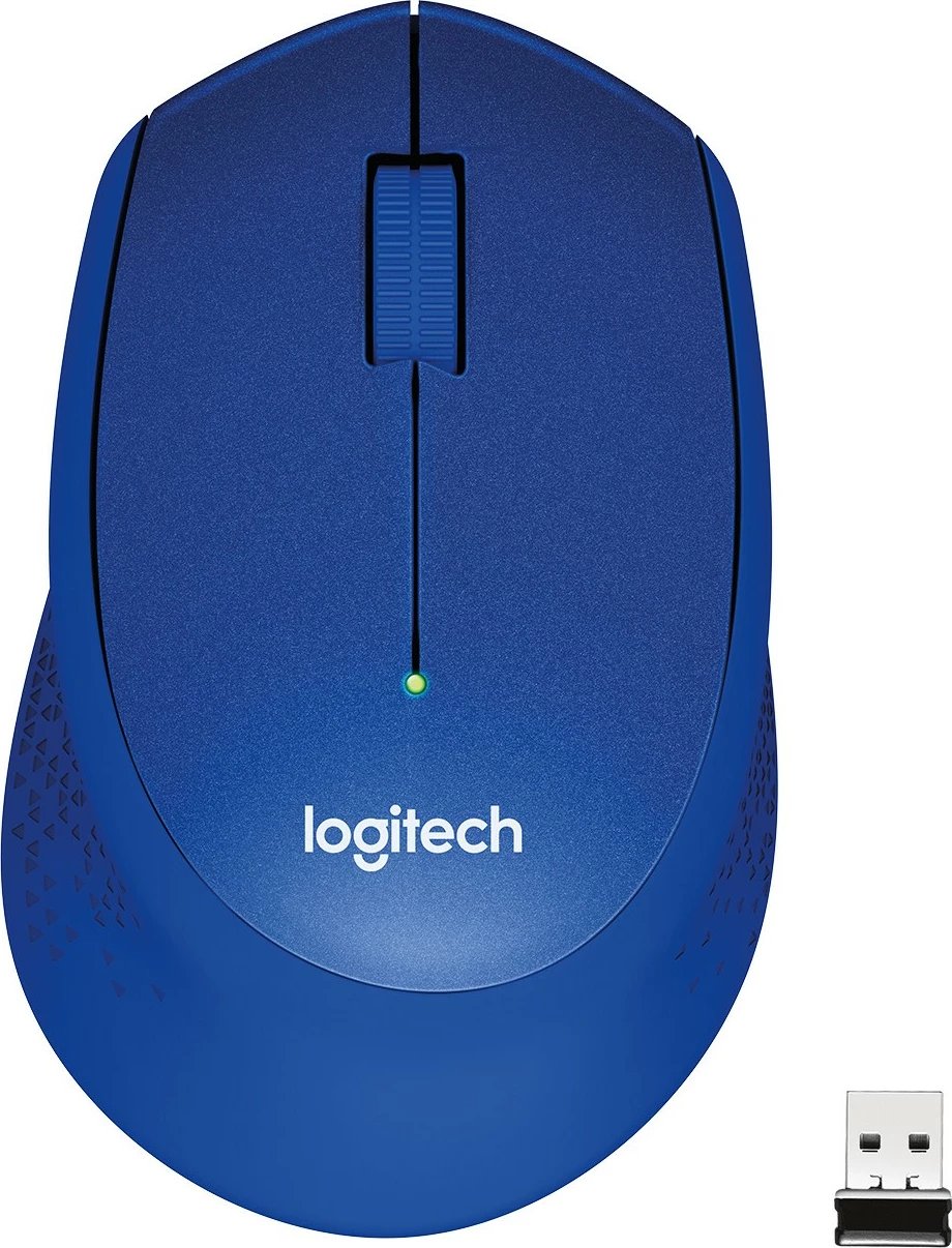 Maus Logitech M330 SILENT PLUS, RF Wireless, 1000 DPI, Blu