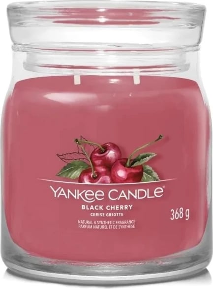 Qiri aromatik Yankee Candle Black Cherry 368g