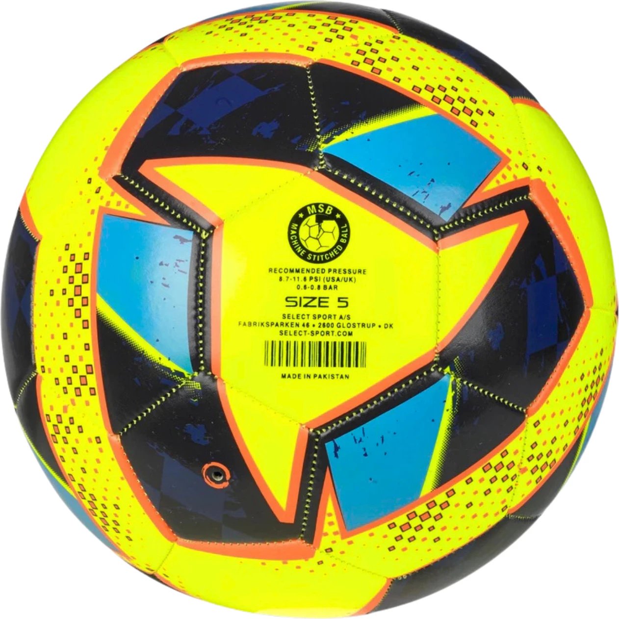 Top futbolli Select për fëmijë, verdhë-blu