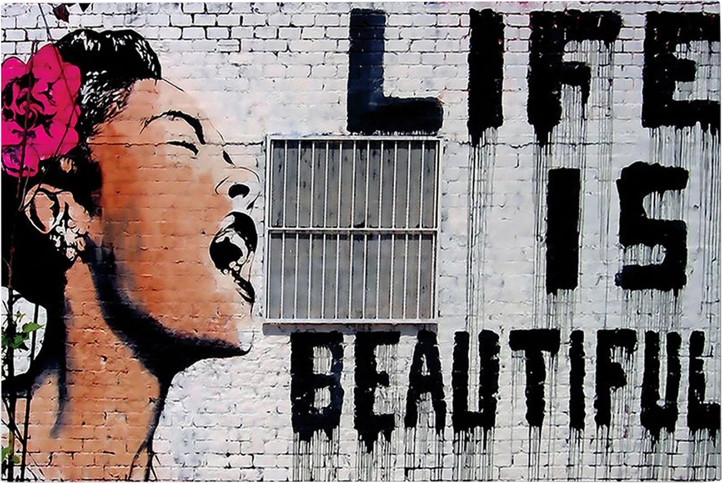 Pikturë muri GOBI, kanavacë e printuar, 70x3x50cm