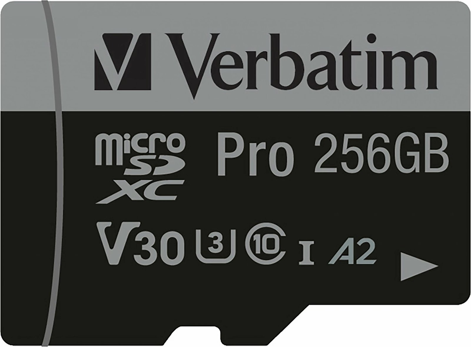 Kartelë MicroSDXC Verbatim Pro U3 256GB, e zezë