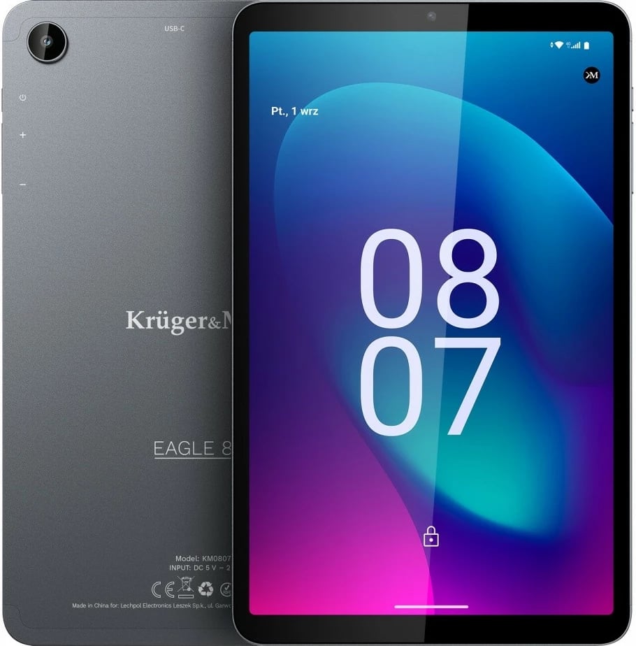 Tablet Kruger & Matz EAGLE KM0807, 8.4", 4 GB RAM, 64 GB, LTE, Gri