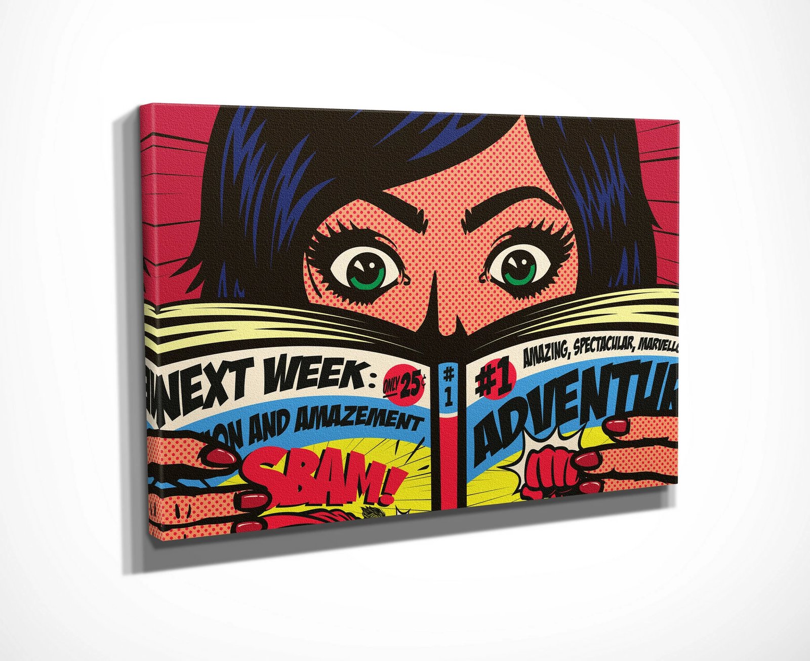 Pikturë dekorative në kanavacë Wallity, DC435, shumëngjyrëshe, 30x40cm