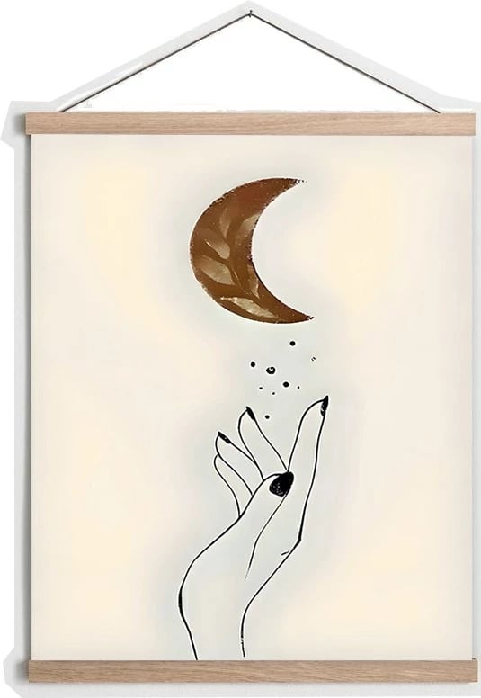 Pikturë dekorative me kornizë, Wallity, MRG13, shumëngjyrëshe, 50x70cm