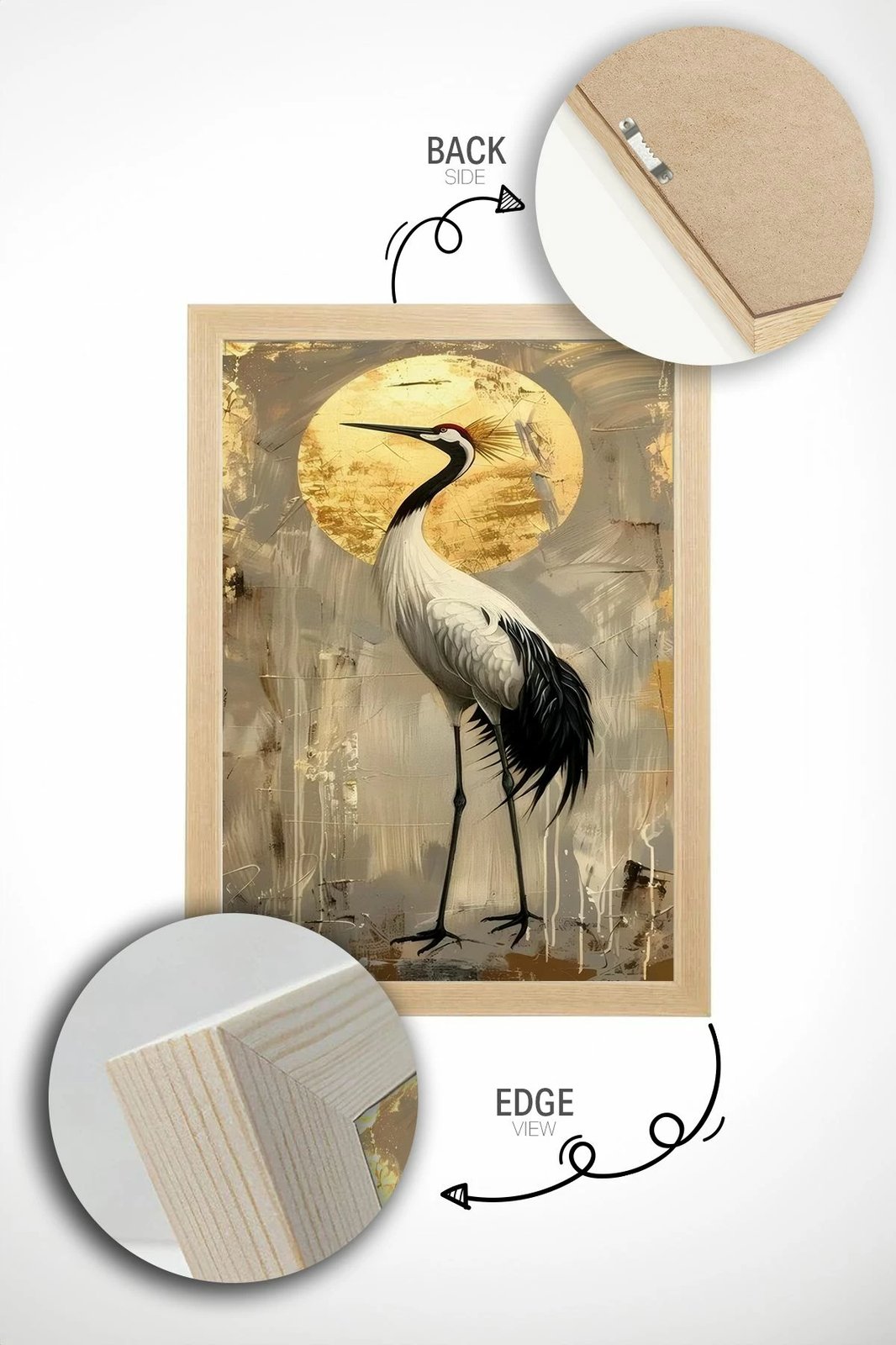 Pikturë dekorative me kornizë, Wallity, Artsrmdl12, shumëngjyrëshe, 33x48cm