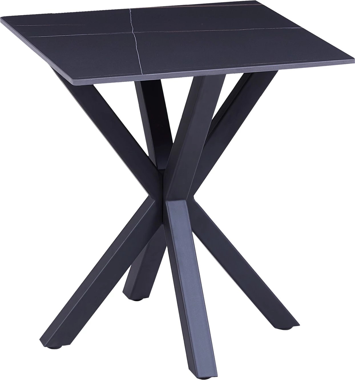 Tavolinë anësore, ngjyrë mermeri e zezë, FH9471.04, 50x50x55 cm