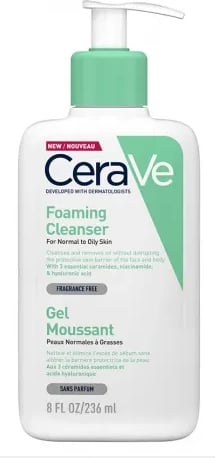 Cleanser fytyre uniseks Cerave Foaming Cleanser 236ml