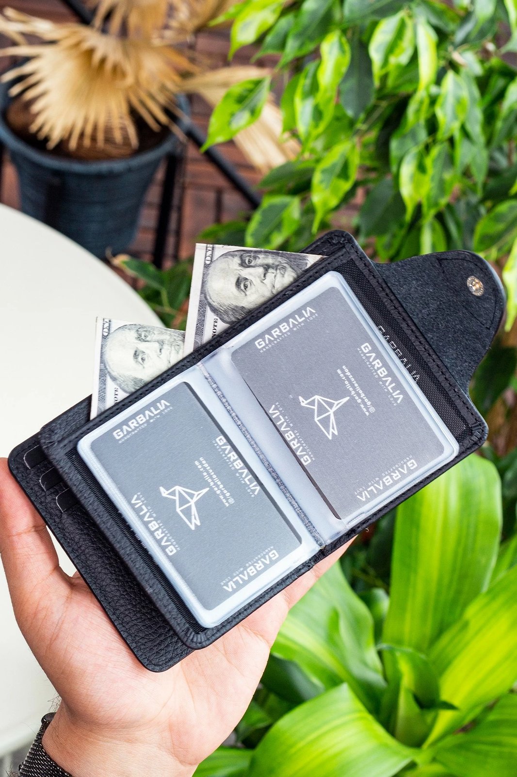 Mbajtës kartelash Zoozie Bags, Luzern, ngjyrë e zezë