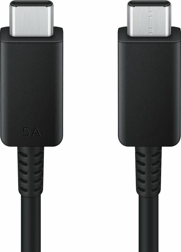 Kabllo Samsung USB-C në USB-C EP-DX510JBEGEU, 1.8m, 5A, E zezë Kabllo Samsung USB-C në USB-C EP-DX510JBEGEU, 1.8m, 5A, E zezë
