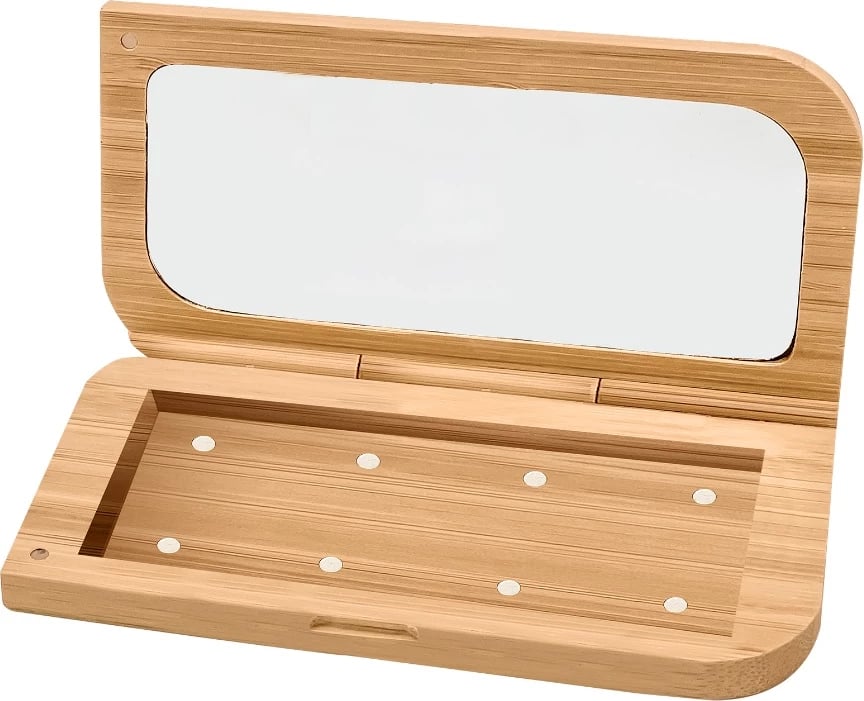 Kuti magnetike për make-up Ecocera Natural Choice Bamboo Medium për femra, 1 copë