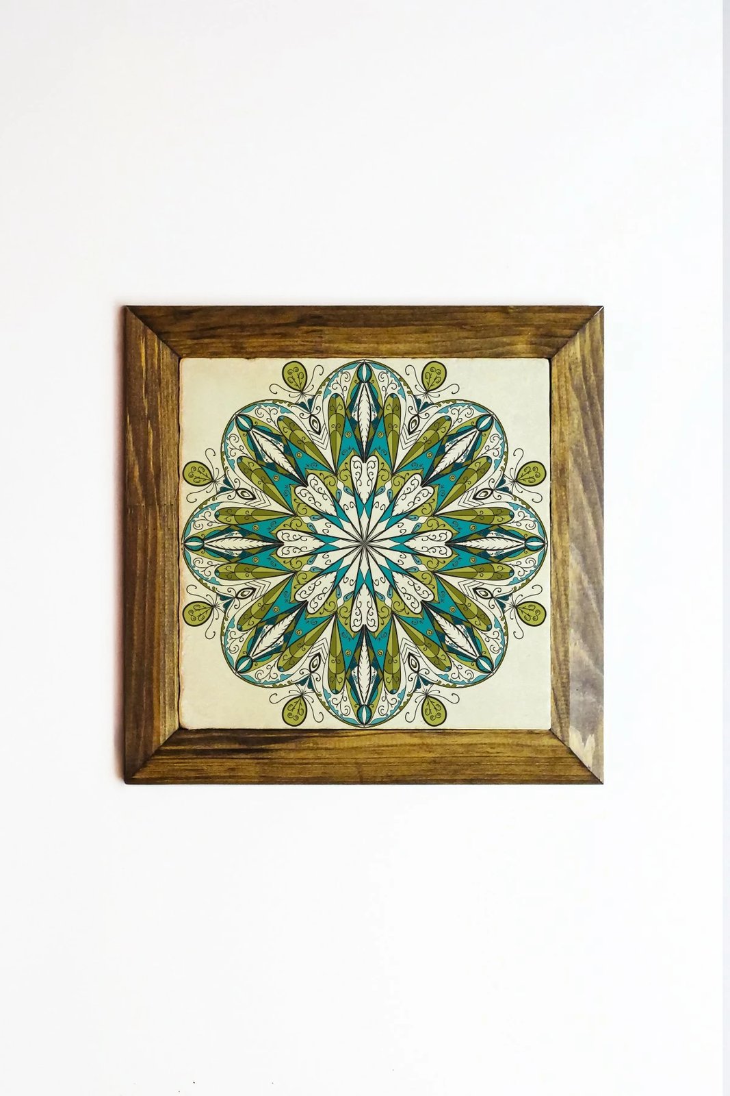 Pikturë dekorative me kornizë, Wallity, Ersytastablo33 - 26, shumëngjyrëshe, 26x26cm