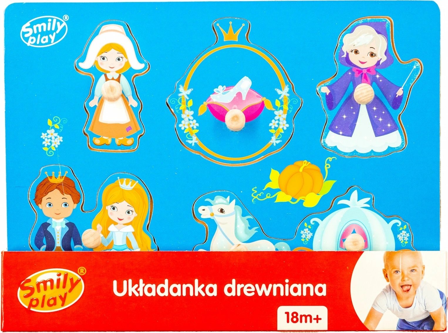 Puzzle druri Smily Play SPW83808, Hirushja, për vajza, 5 pjesë