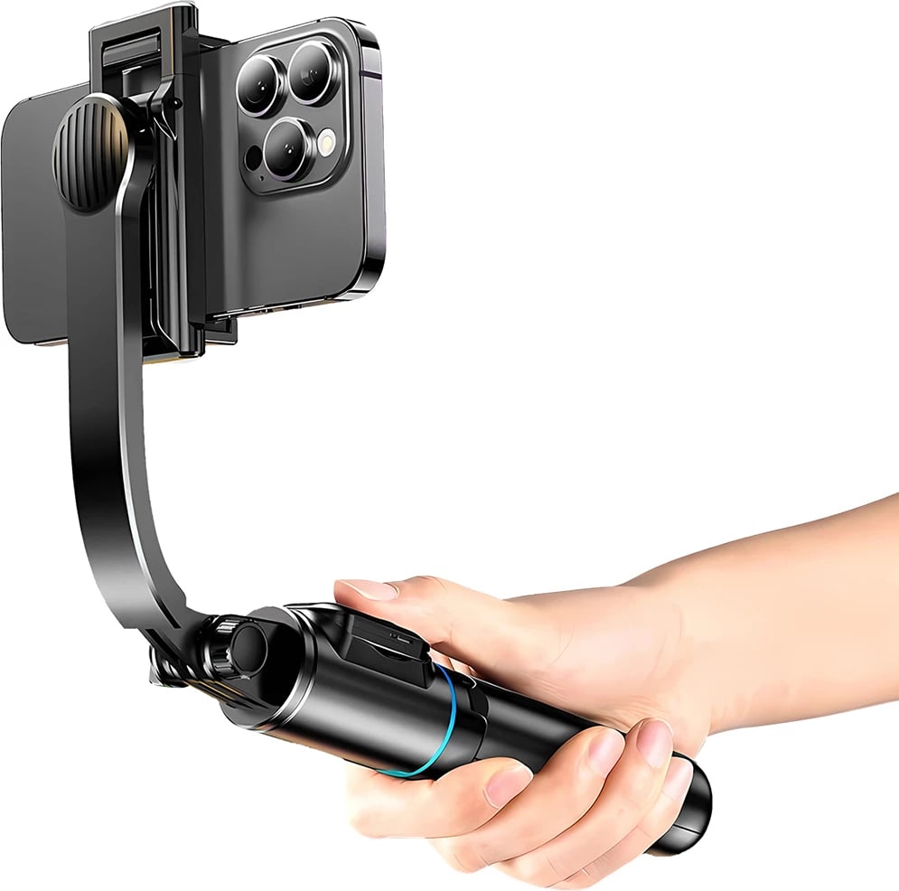 Selfie stick/tripod Dudao F18S 4-në-1 110 cm me Bluetooth dhe telekomandë, për celular, e zezë