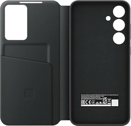 Mbështjellës Samsung Smart View Case për Galaxy S24+, wallet case, e zezë