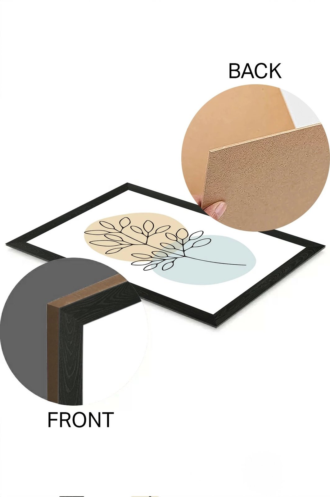 Set pikturash dekorative (3 copë), Wallity, Artsycllct25