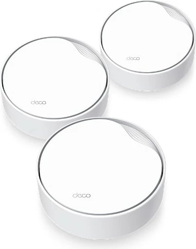 Sistem Wi-Fi Mesh TP-LINK Deco X50-PoE (3-pack), AX3000, i bardhë
