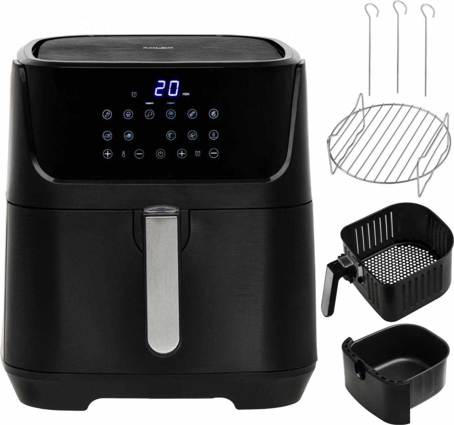 Fryer pa yndyrë Adler AD 6317, 5.5L, e zezë