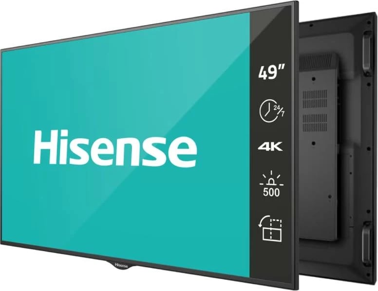 HISENSE 49" 49BM66AE 4K UHD Digital Signage Display - 24/7 Operation