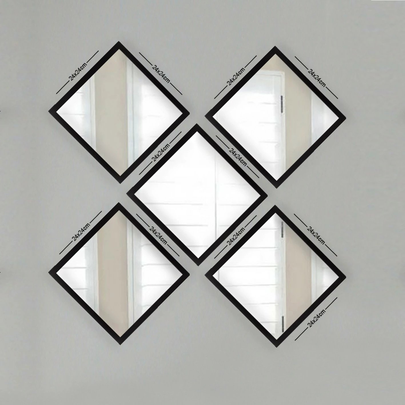 Set pasqyrash (5 copë), Wallity, SETAYNA_029