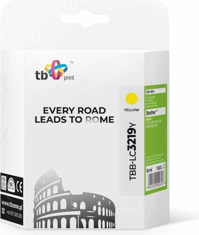 Toner TB Print TBB-LC3219Y për Brother MFC-J5330DW, e verdhë