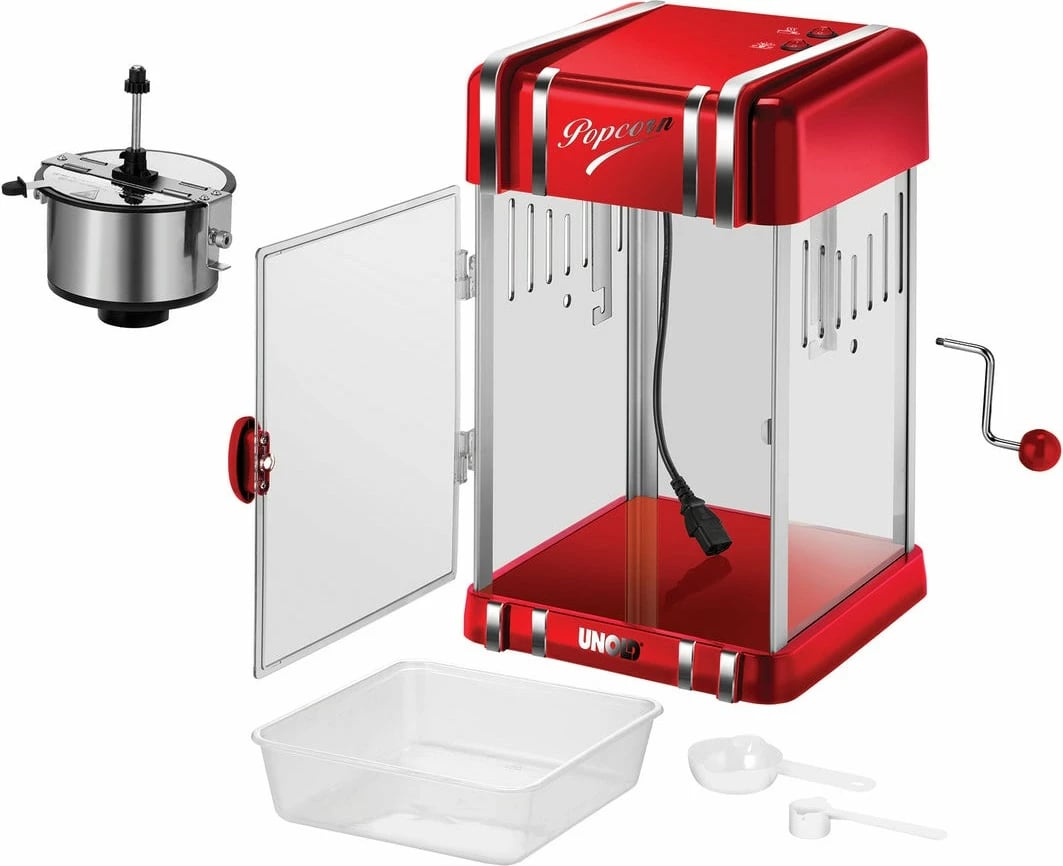 Makineri për kokoshka Unold 48535, Plastikë, Çelik inox, 50 g, E kuqe, Argjendtë