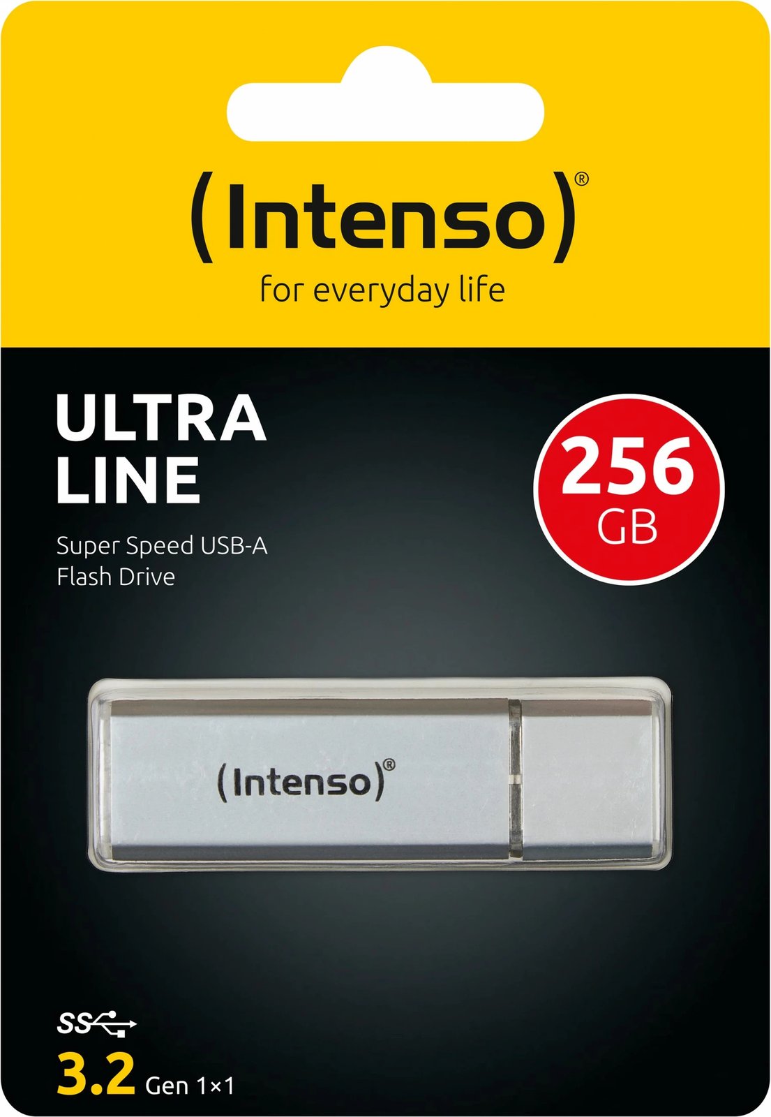 USB Intenso Ultra Line 256 GB, USB Type-A, 3.2 Gen 1, Silver