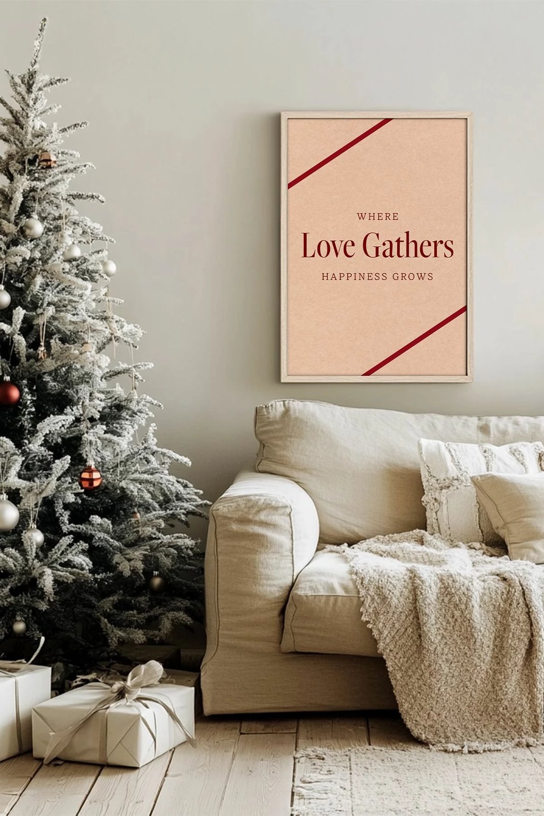 Pikturë dekorative me kornizë Wallity, shumëngjyrëshe, Nwyearsngmdl94