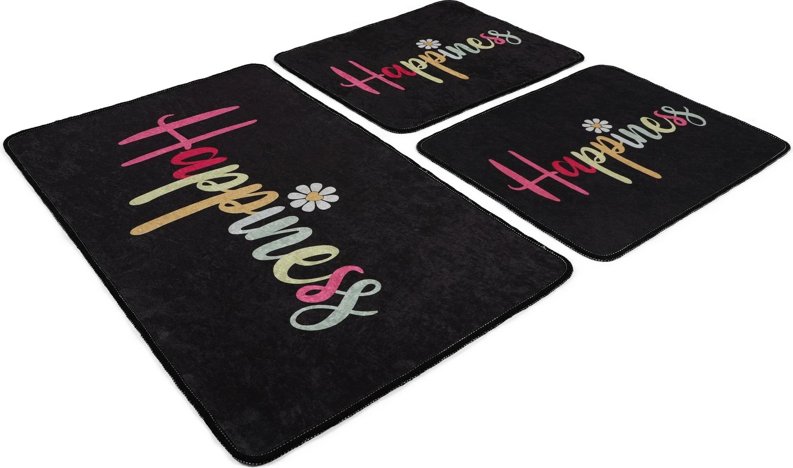 Set tapetash për banjo, 3 copë, Mijölnir Happiness Djt