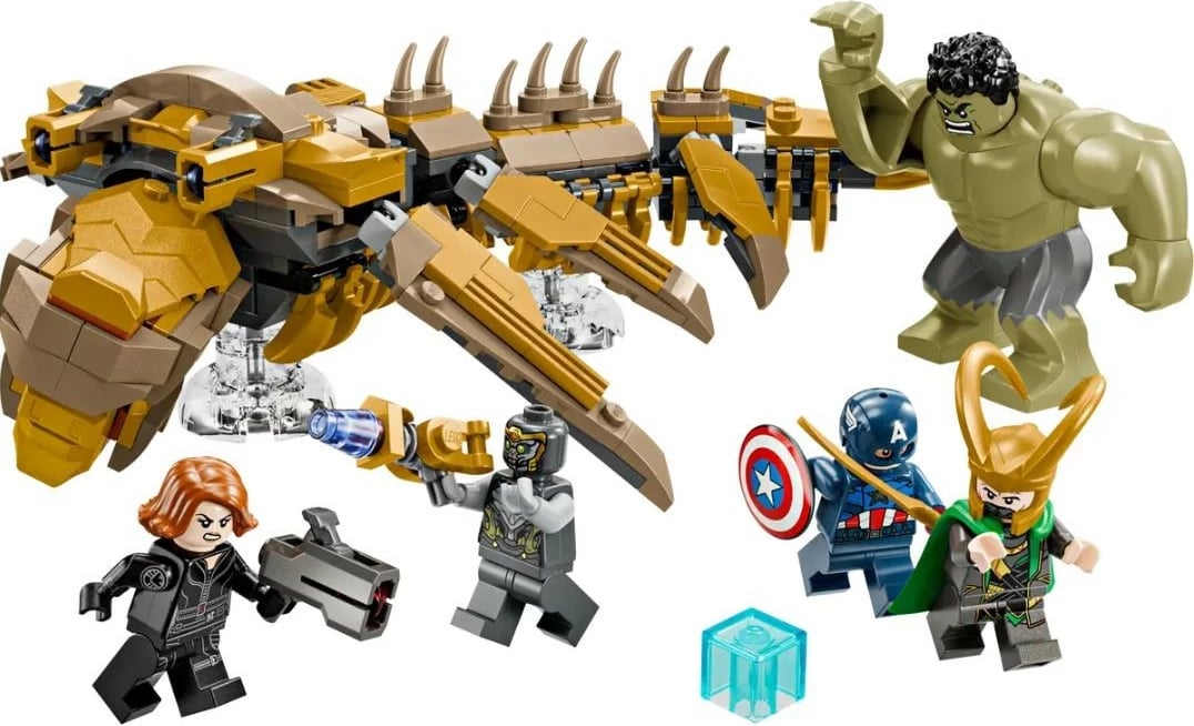 Set LEGO Marvel Super Heroes 76290 Avengers kontra Leviathan, 347 pjesë, për fëmijë, Plastikë