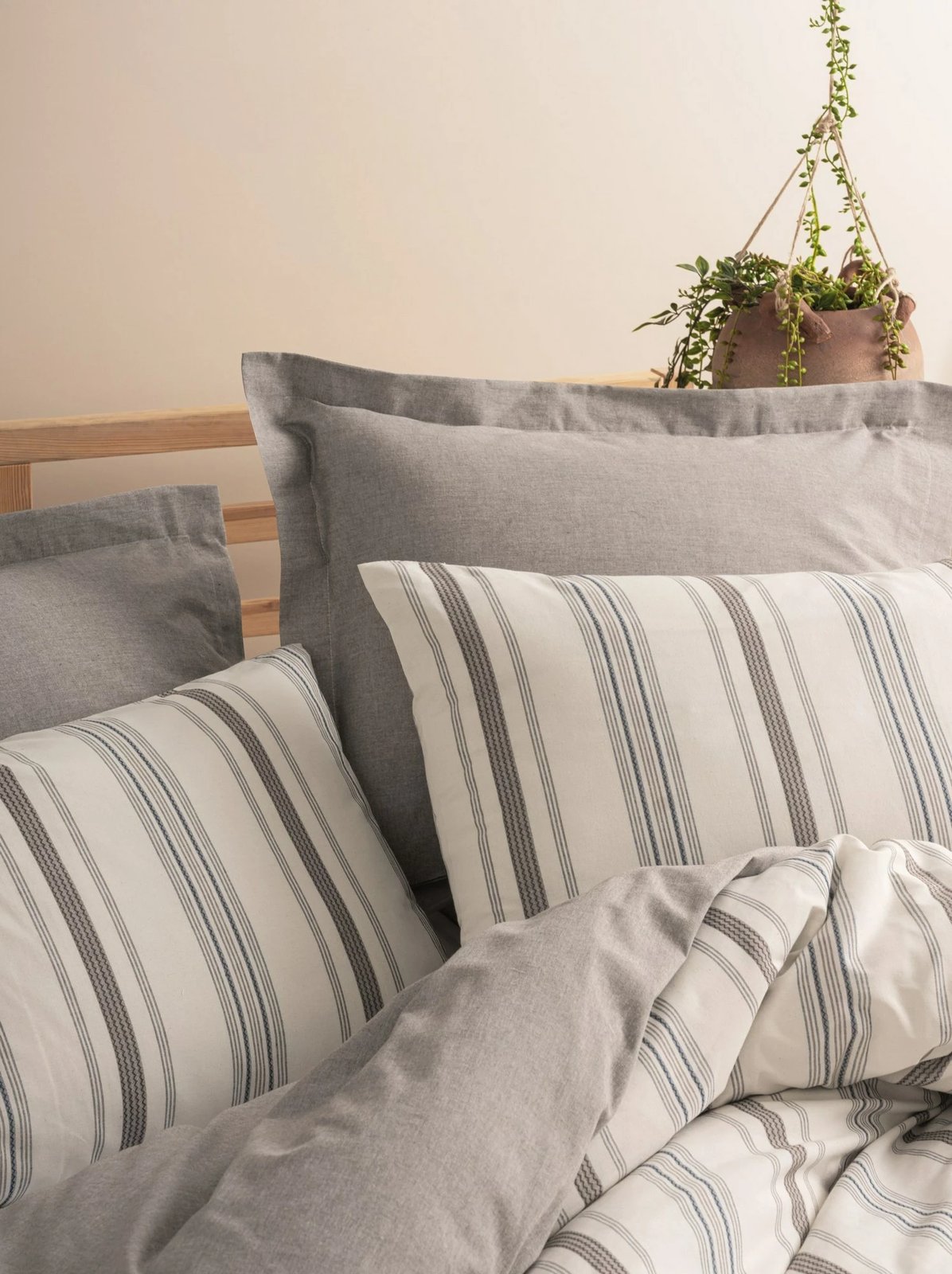 Set mbulesë për jorgan, një person, Neoma, ngjyrë mink & krem