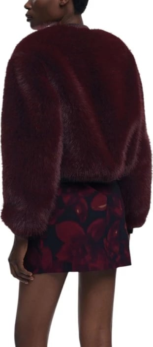 Jakne femra Desigual bordeaux