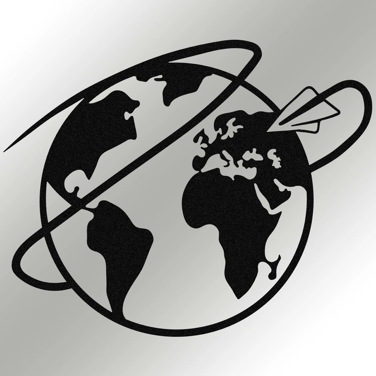 Aksesor dekorativ metalik për mur, Wallity, udhëtim