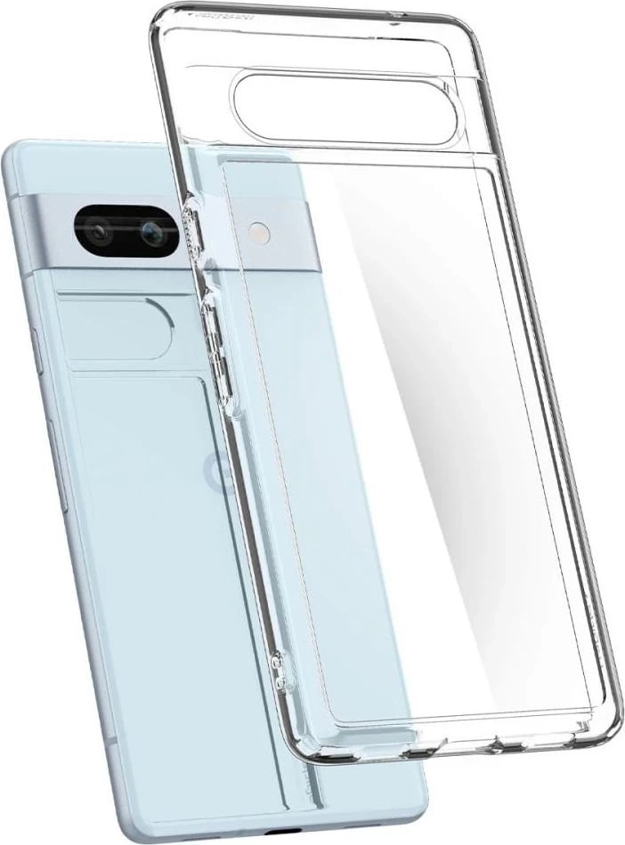 Mbështjellës celulari SPIGEN për Google Pixel 7A, transparent