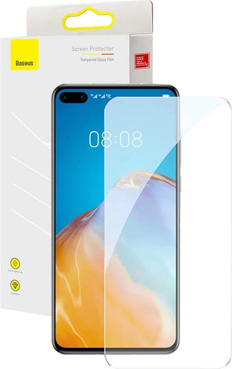 Xham i temperuar Baseus për HUAWEI P40, transparent