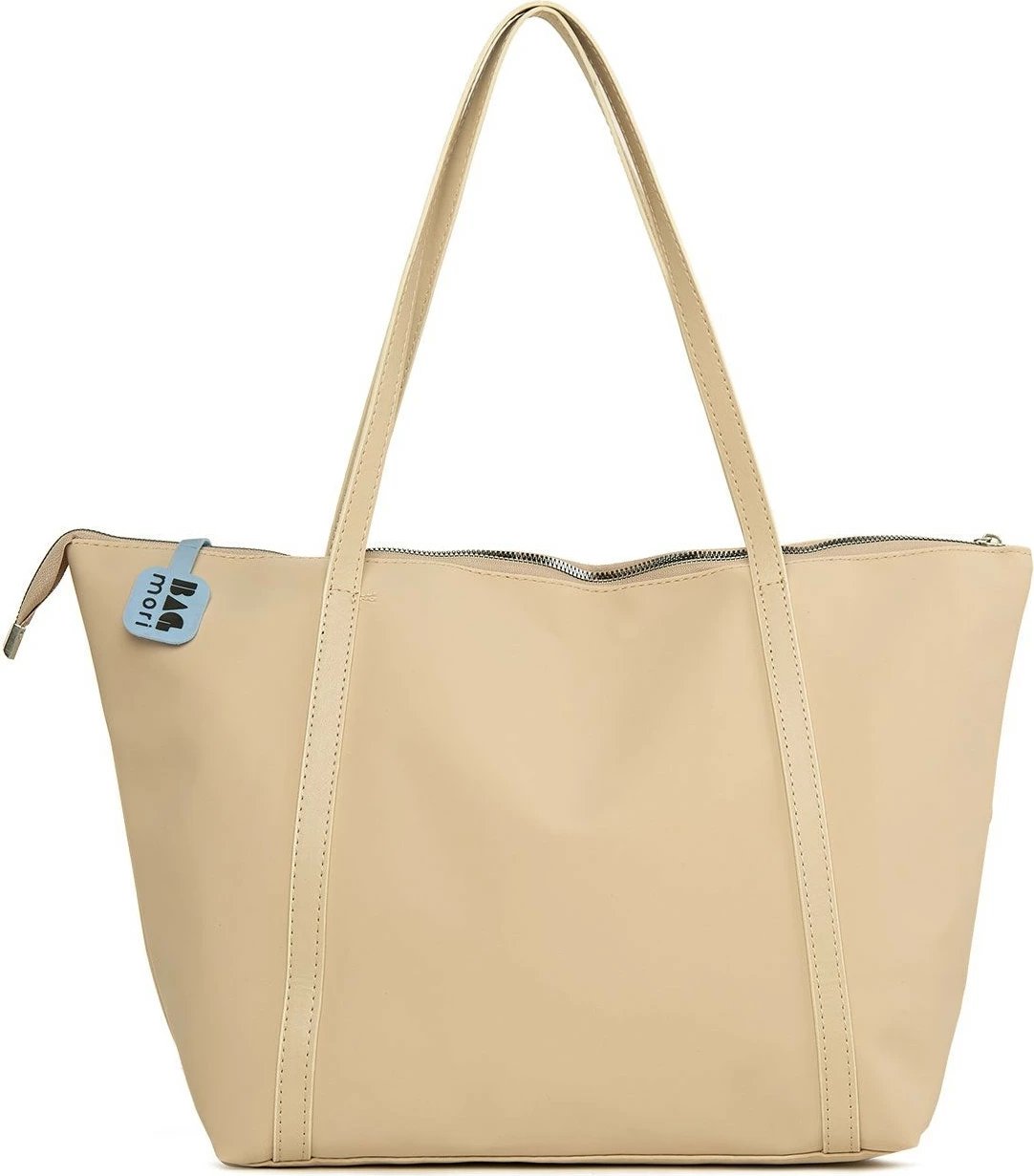 Çantë tote Zoozie Bags, krem, M000008173
