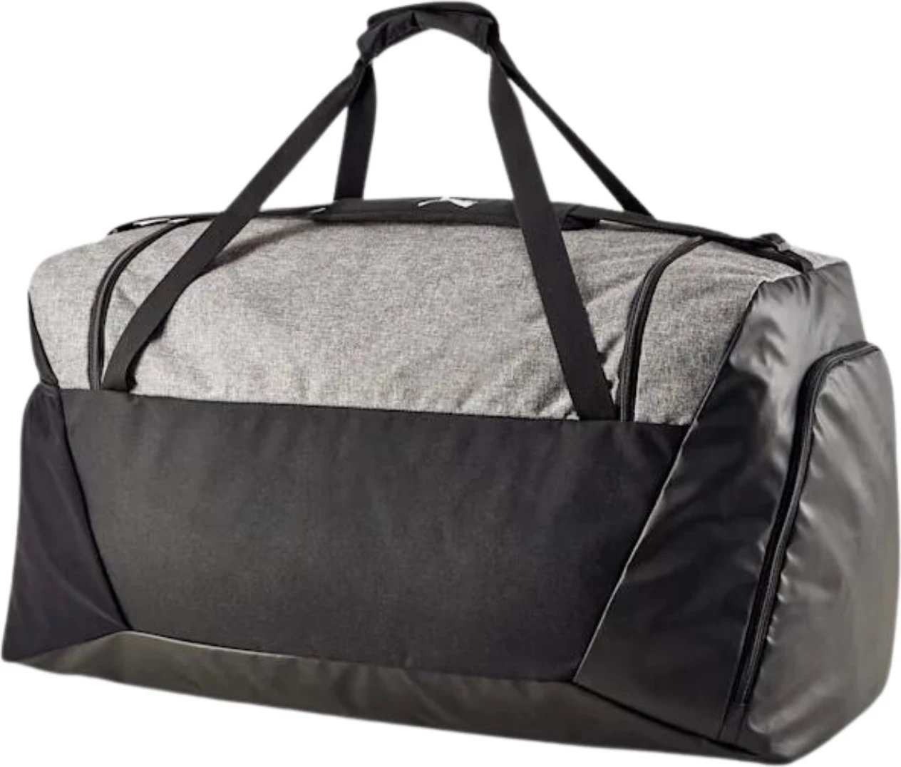 Çantë sportive Puma unisex, e zezë-gri Çantë sportive Puma unisex, e zezë-gri