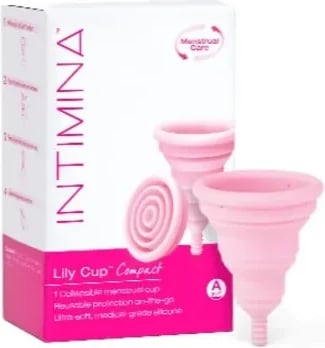 Kupë menstruale INTIMINA Lily Cup Compact Size A rozë