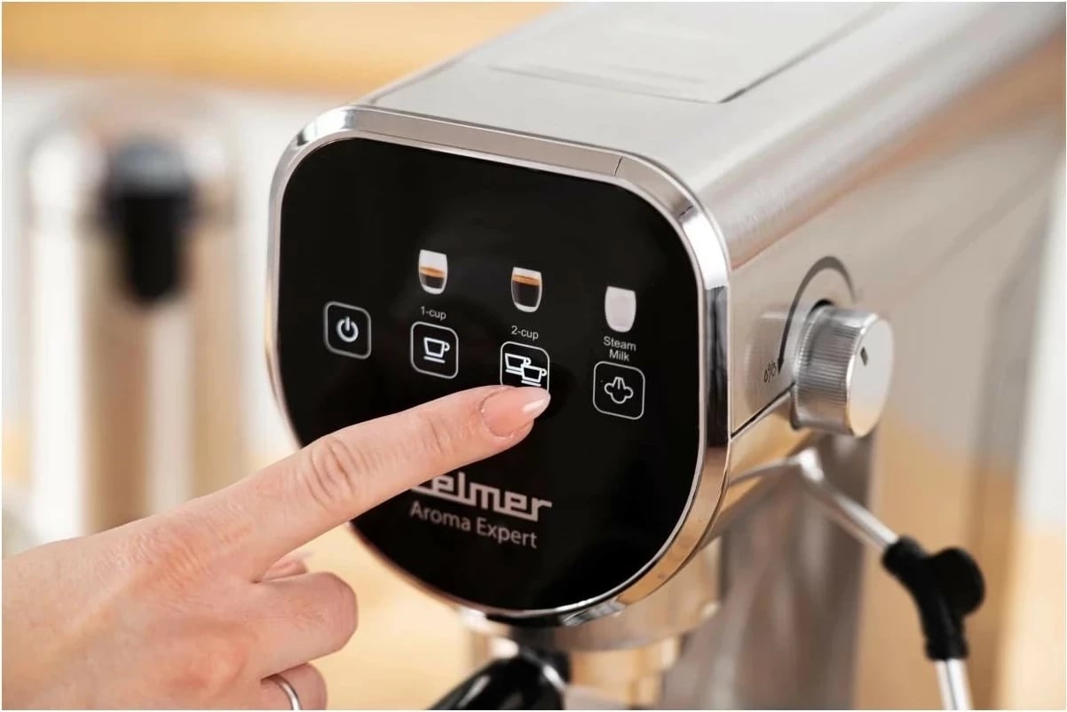 Aparat kafeje Zelmer Aroma Expert ZCM7300, presion piston, 900ml, argjendtë