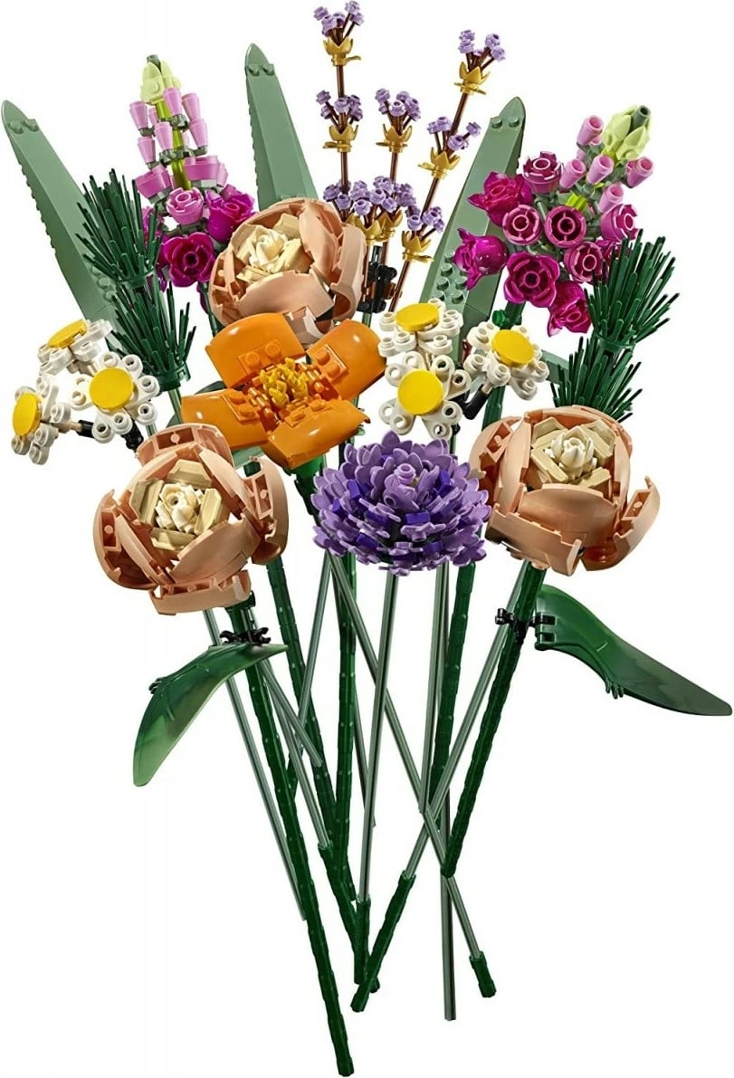 Set ndërtimi LEGO Icons 10280 Bouquet of Flowers, Botanical Collection, 756 pjesë, shumëngjyrëshe