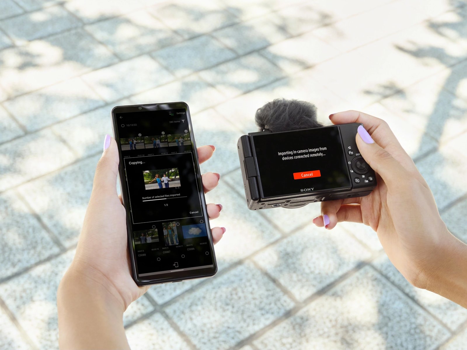Aparat fotografik Sony ZV-1F, 20.1MP, 4K Ultra HD, Ekran me prekje, i zi