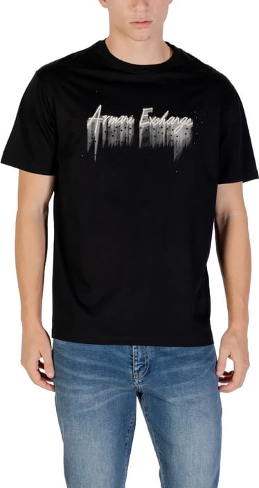 Maicë Armani Exchange për meshkuj, e zezë
